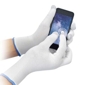 Ultra Flex Touch neulottu nylon kosketusnäyttökäsine, pari